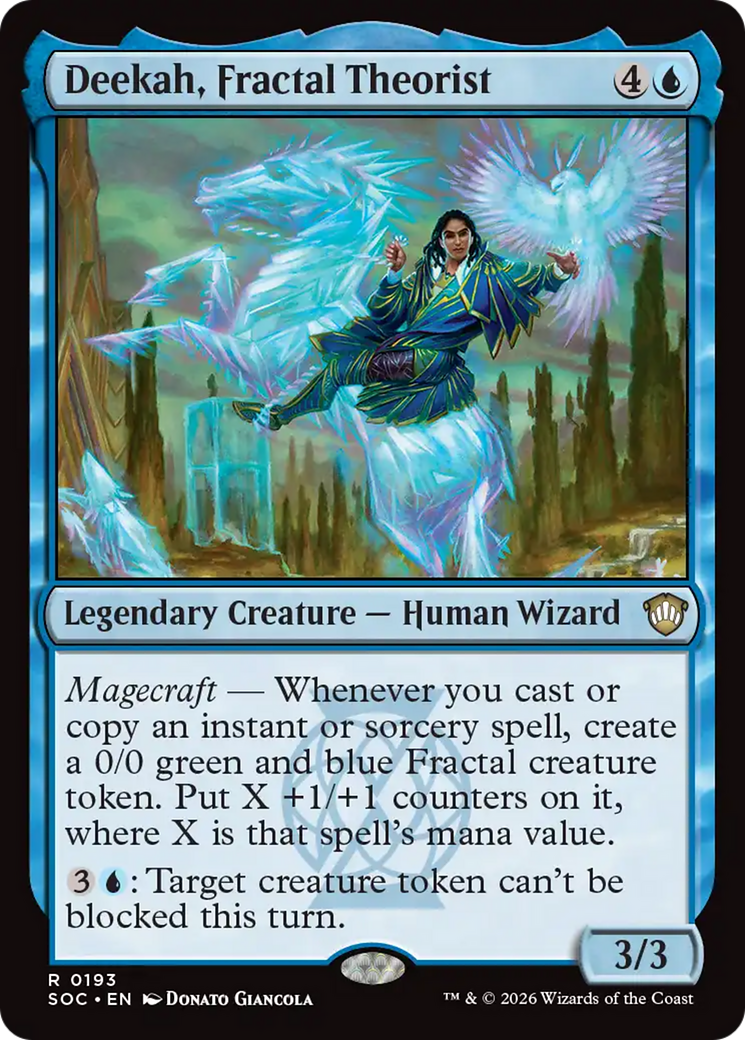 Deekah, Fractal Theorist [Secrets of Strixhaven Commander] | Spectrum Games