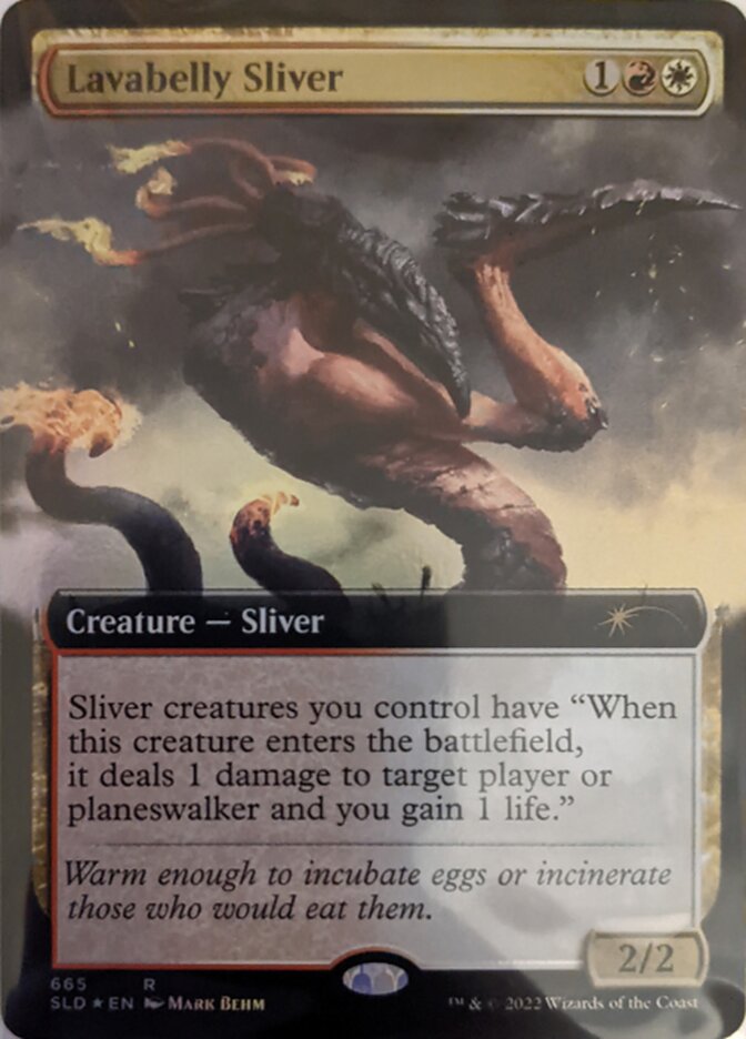 Lavabelly Sliver (Extended Art) [Secret Lair Drop Promos] | Spectrum Games