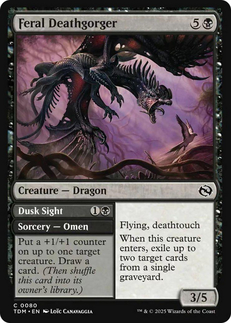 Feral Deathgorger [Tarkir: Dragonstorm] | Spectrum Games