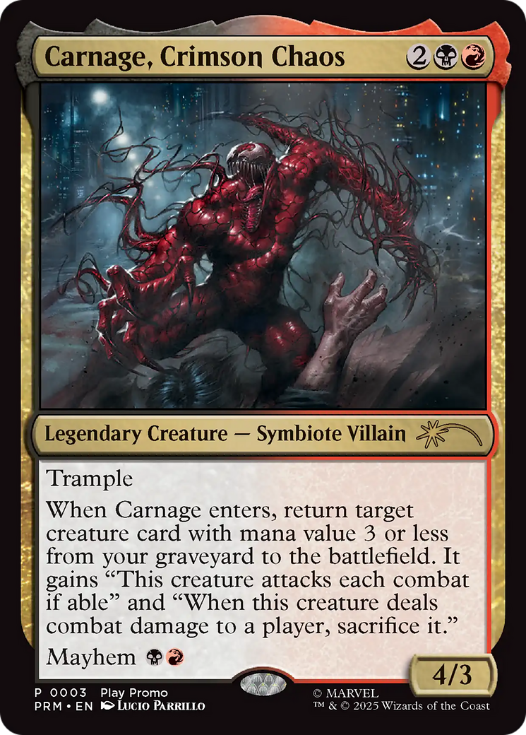 Carnage, Crimson Chaos [Wizards Play Network 2025] | Spectrum Games