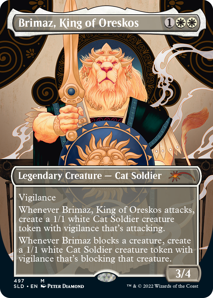 Brimaz, King of Oreskos (Borderless) [Secret Lair Drop Series] | Spectrum Games