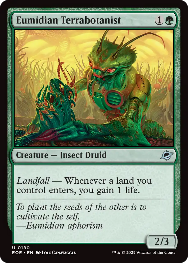 Eumidian Terrabotanist [Edge of Eternities] | Spectrum Games