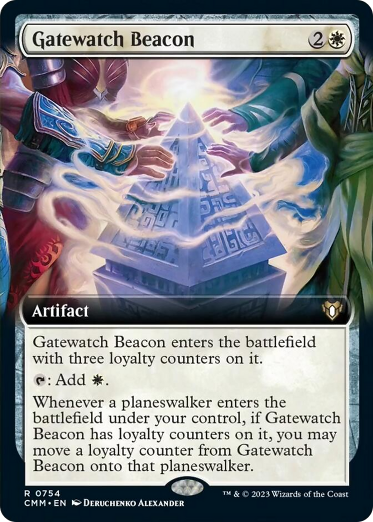 Gatewatch Beacon (Extended Art) [Commander Masters] | Spectrum Games