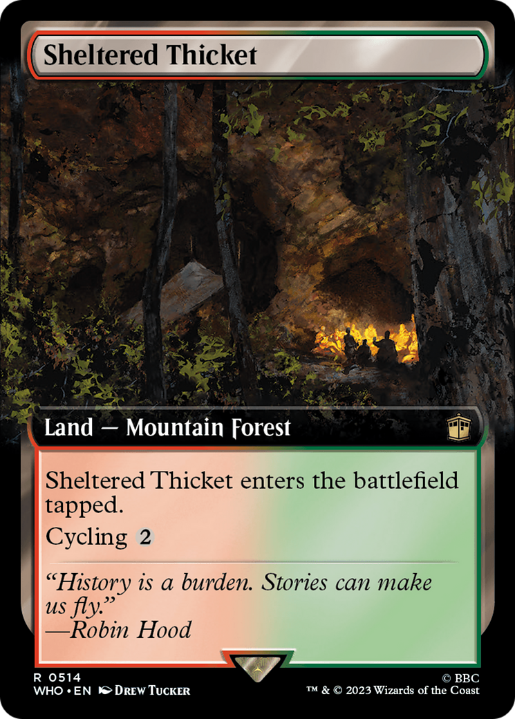 Sheltered Thicket (Extended Art) [Doctor Who] | Spectrum Games