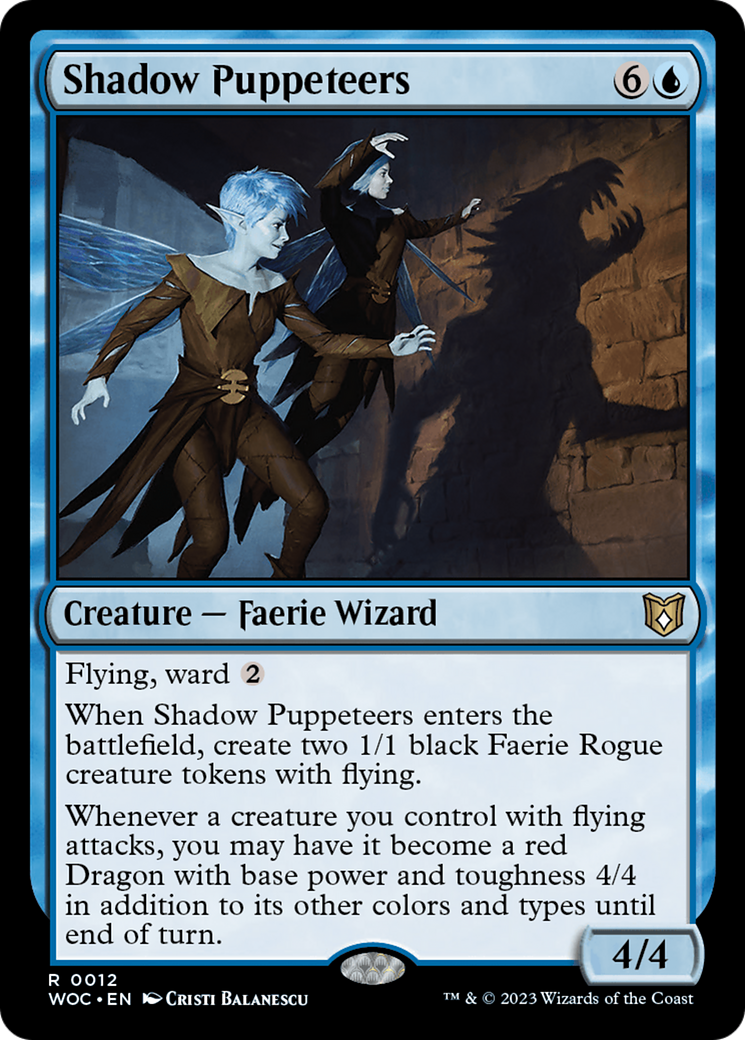 Shadow Puppeteers [Wilds of Eldraine Commander] | Spectrum Games