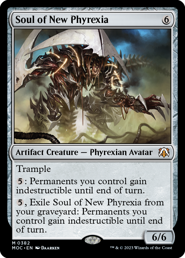 Soul of New Phyrexia [March of the Machine Commander] | Spectrum Games