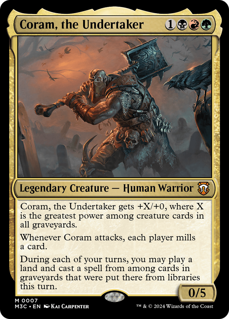 Coram, the Undertaker [Modern Horizons 3 Commander] | Spectrum Games