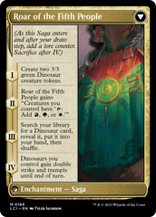 Huatli, Poet of Unity // Roar of the Fifth People [The Lost Caverns of Ixalan] | Spectrum Games