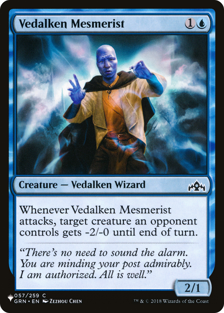 Vedalken Mesmerist [The List] | Spectrum Games