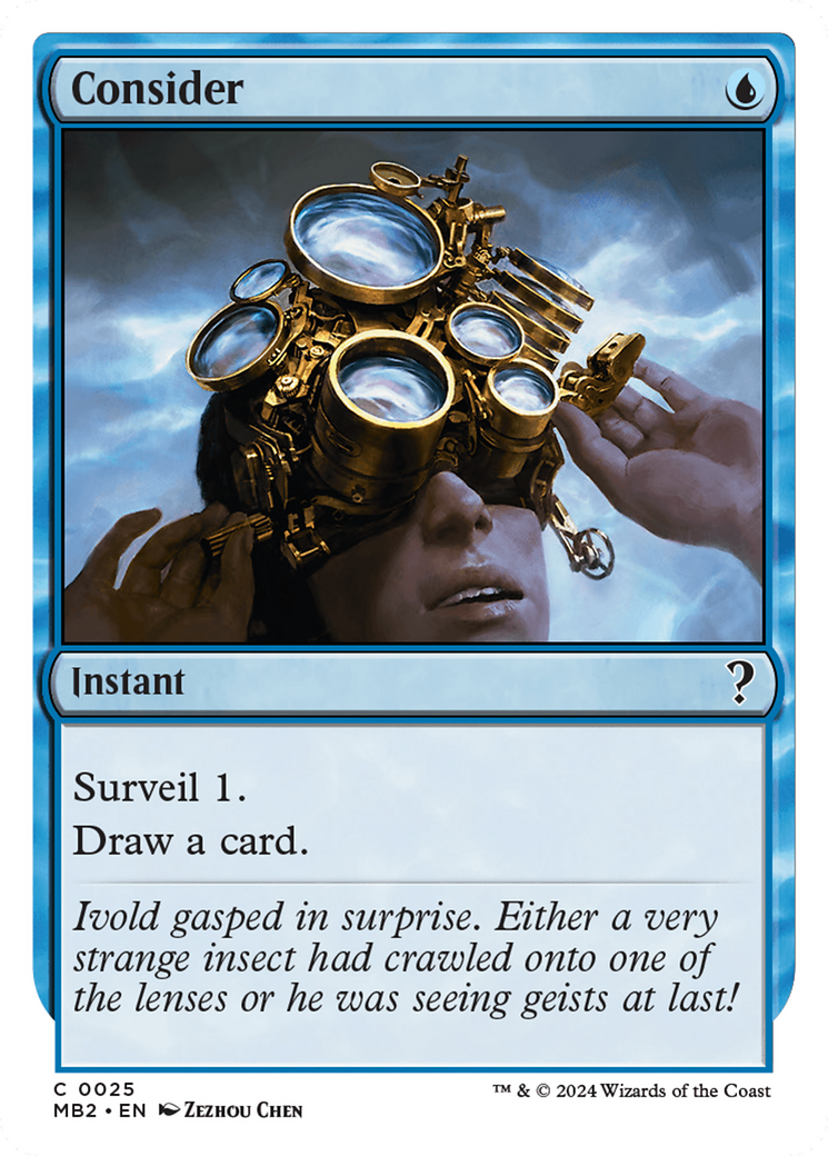Consider (White Border) [Mystery Booster 2] | Spectrum Games