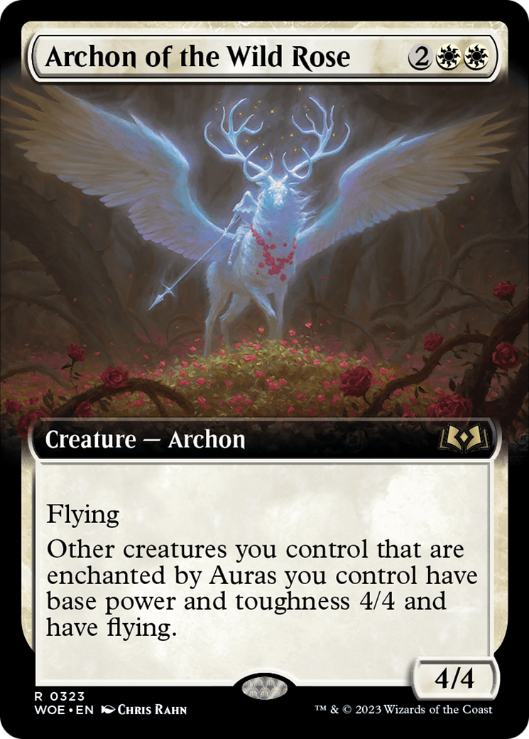 Archon of the Wild Rose (Extended Art) [Wilds of Eldraine] | Spectrum Games