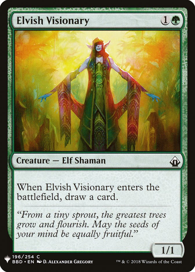 Elvish Visionary [Mystery Booster] | Spectrum Games