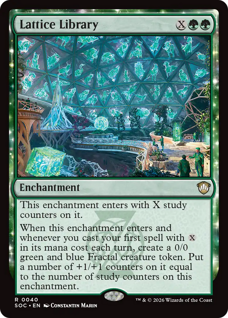 Lattice Library [Secrets of Strixhaven Commander] | Spectrum Games