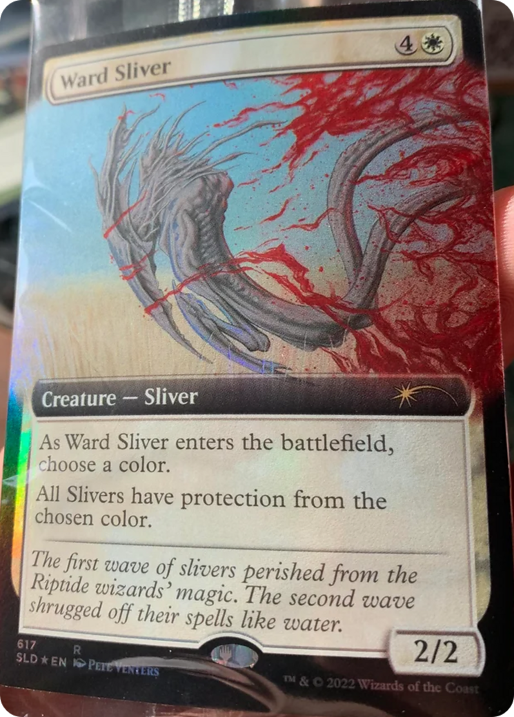 Ward Sliver (Extended Art) [Secret Lair Drop Promos] | Spectrum Games