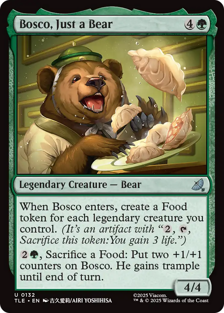 Bosco, Just a Bear [Avatar: The Last Airbender: Eternal-Legal] | Spectrum Games
