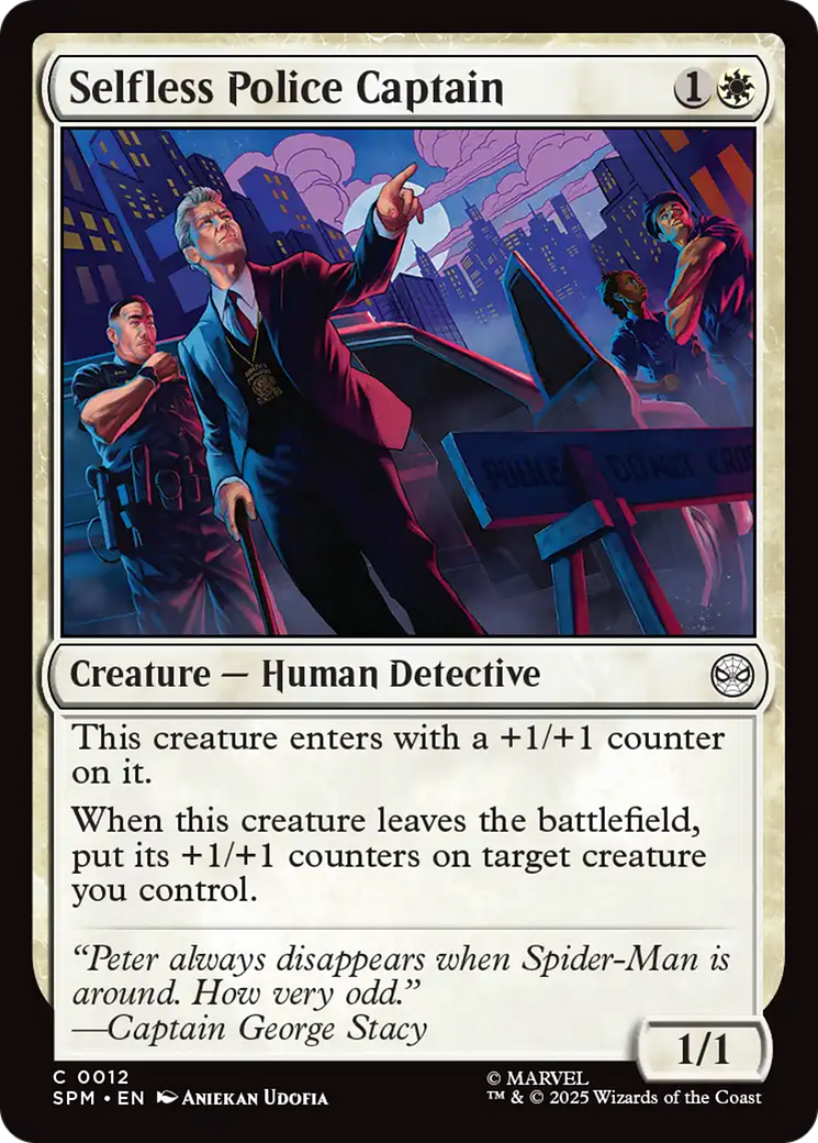 Selfless Police Captain [Marvel's Spider-Man] | Spectrum Games