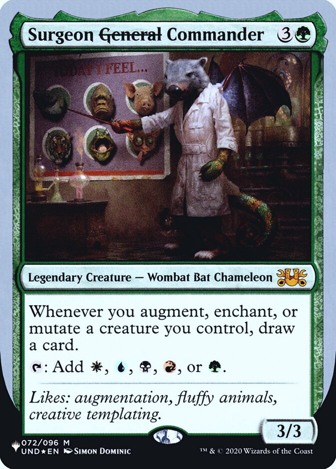 Surgeon General Commander (Unfinity Foil Edition) [The List] | Spectrum Games