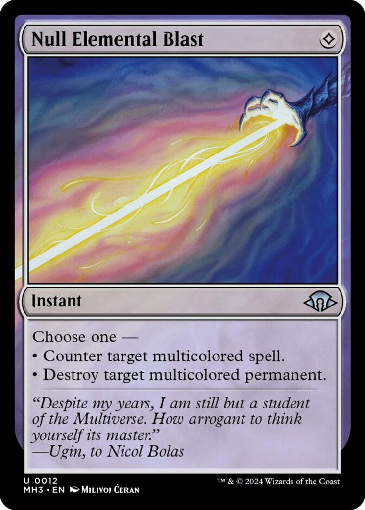 Null Elemental Blast [Modern Horizons 3] | Spectrum Games