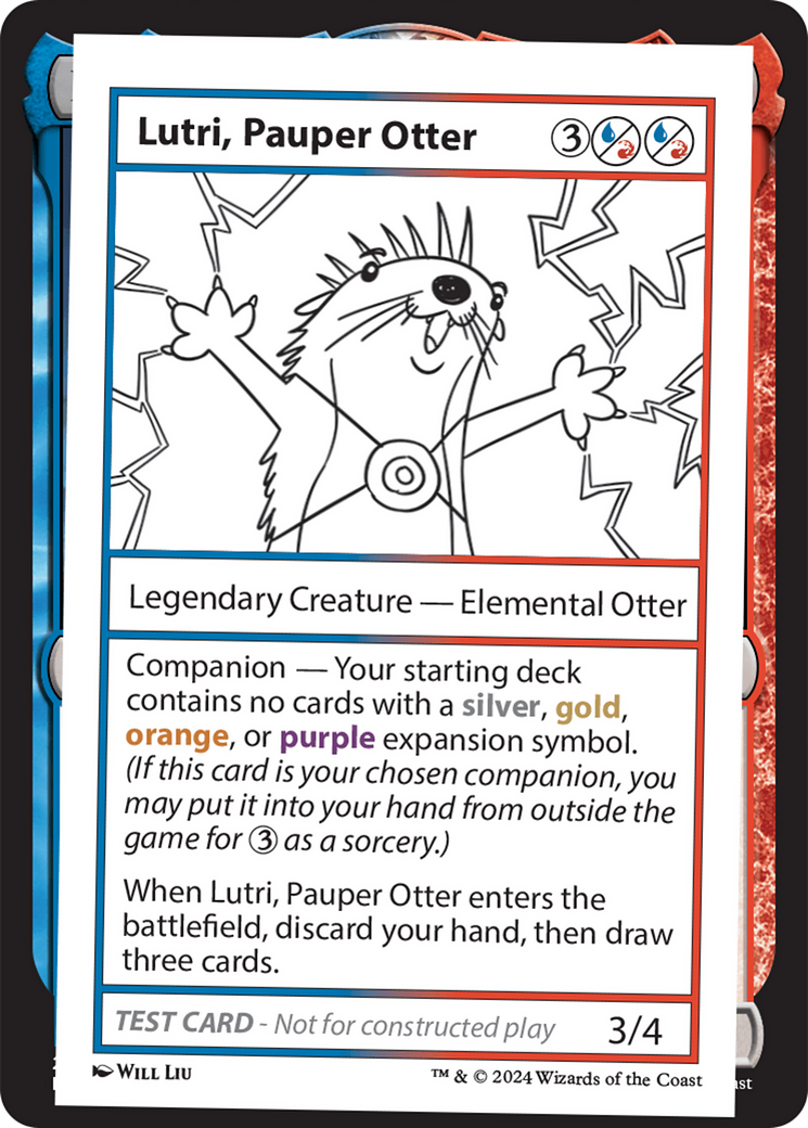 Lutri, Pauper Otter [Mystery Booster 2 Playtest Cards] | Spectrum Games