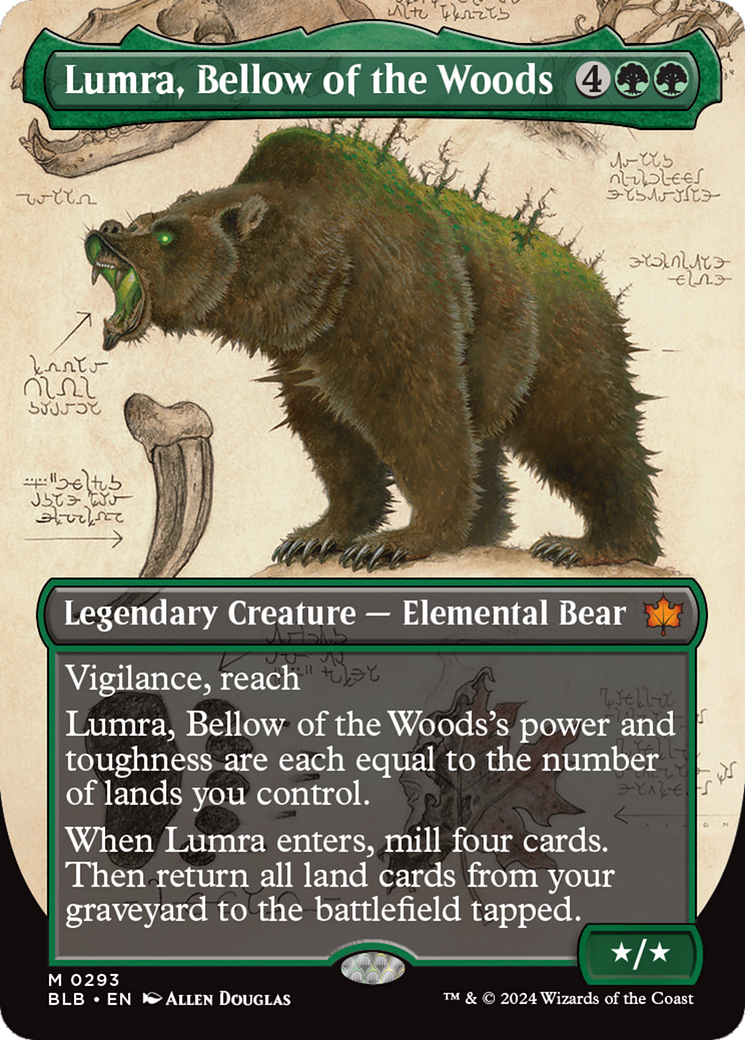 Lumra, Bellow of the Woods (Borderless) (0293) [Bloomburrow] | Spectrum Games