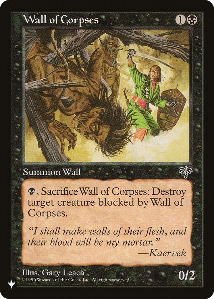 Wall of Corpses [The List Reprints] | Spectrum Games