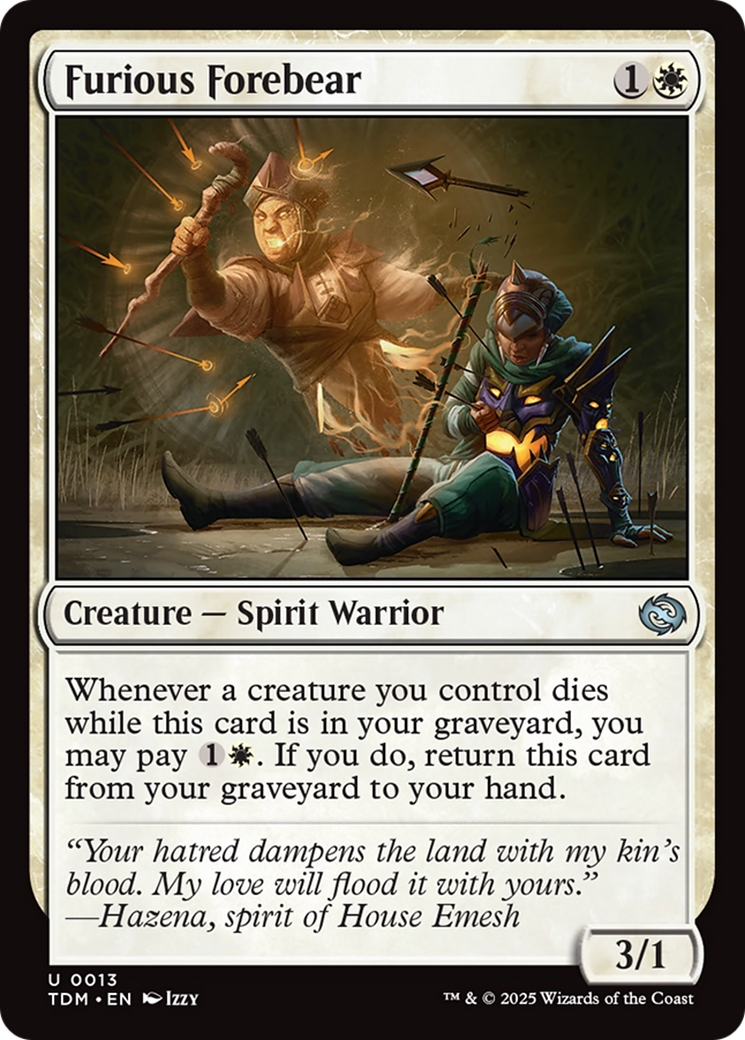 Furious Forebear [Tarkir: Dragonstorm] | Spectrum Games