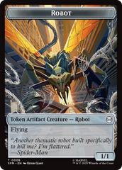 Food // Robot Double-Sided Token [Marvel's Spider-Man Tokens] | Spectrum Games