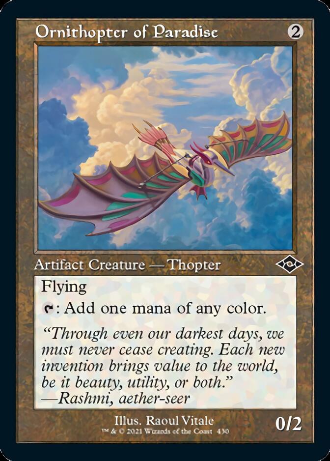 Ornithopter of Paradise (Retro Foil Etched) [Modern Horizons 2] | Spectrum Games