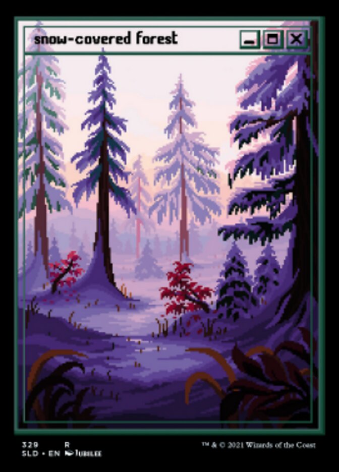 Snow-Covered Forest (329) [Secret Lair Drop Series] | Spectrum Games