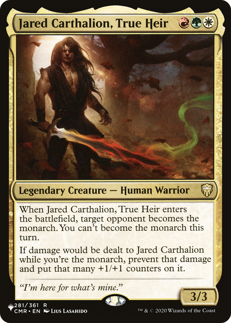 Jared Carthalion, True Heir [The List] | Spectrum Games