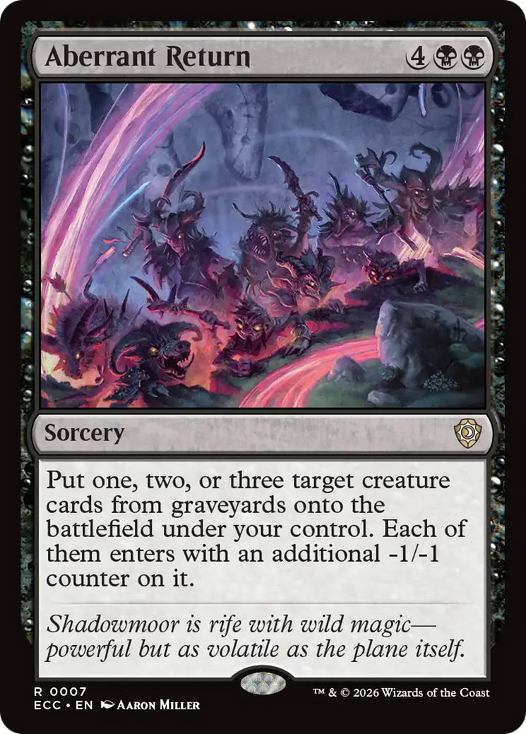 Aberrant Return [Lorwyn Eclipsed Commander] | Spectrum Games