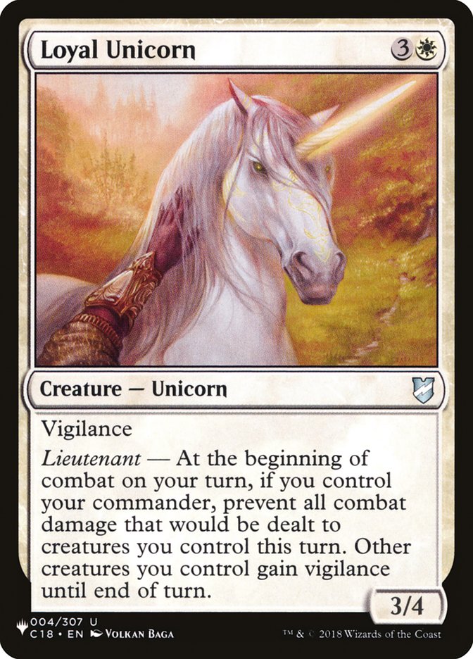 Loyal Unicorn [The List] | Spectrum Games