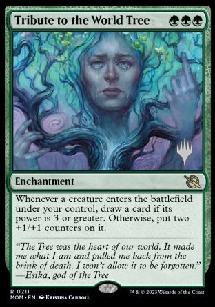 Tribute to the World Tree (Promo Pack) [March of the Machine Promos] | Spectrum Games