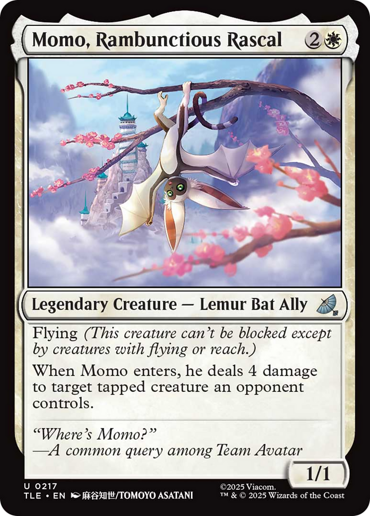 Momo, Rambunctious Rascal [Avatar: The Last Airbender: Eternal-Legal] | Spectrum Games