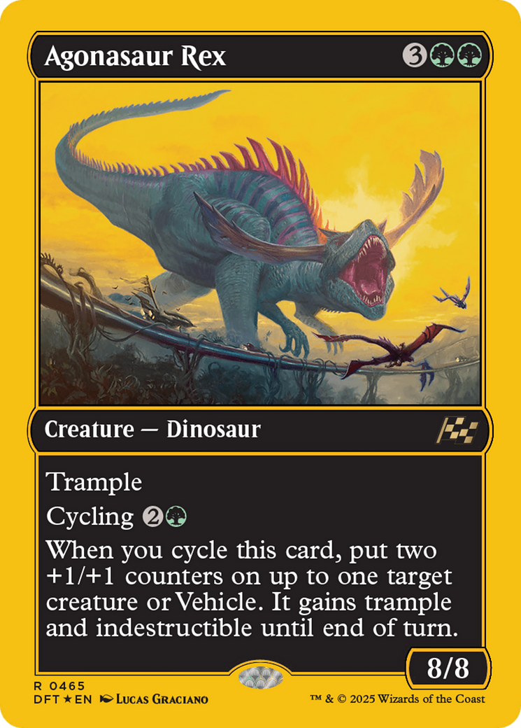 Agonasaur Rex (First-Place Foil) [Aetherdrift] | Spectrum Games