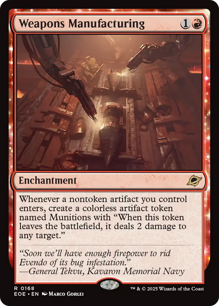 Weapons Manufacturing [Edge of Eternities] | Spectrum Games
