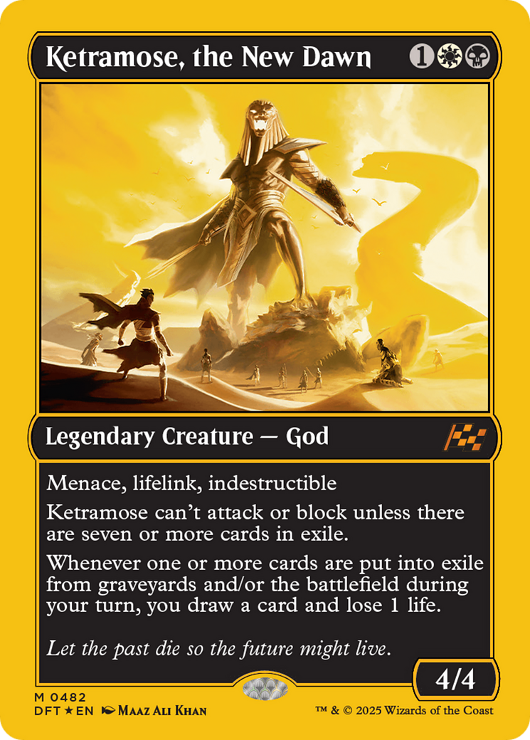 Ketramose, the New Dawn (First-Place Foil) [Aetherdrift] | Spectrum Games