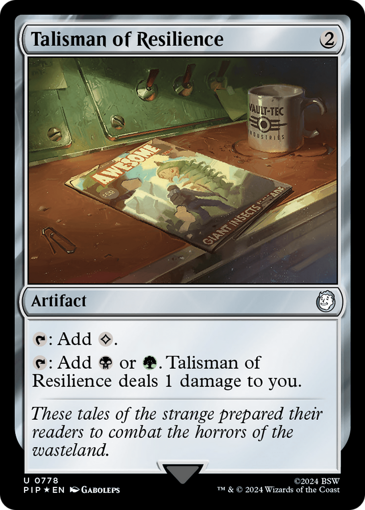 Talisman of Resilience (Surge Foil) [Fallout] | Spectrum Games