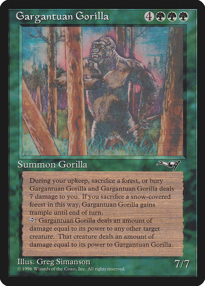 Gargantuan Gorilla [Alliances] | Spectrum Games