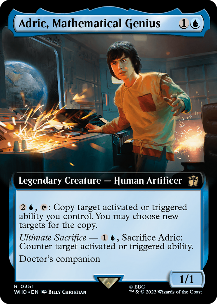 Adric, Mathematical Genius (Extended Art) [Doctor Who] | Spectrum Games