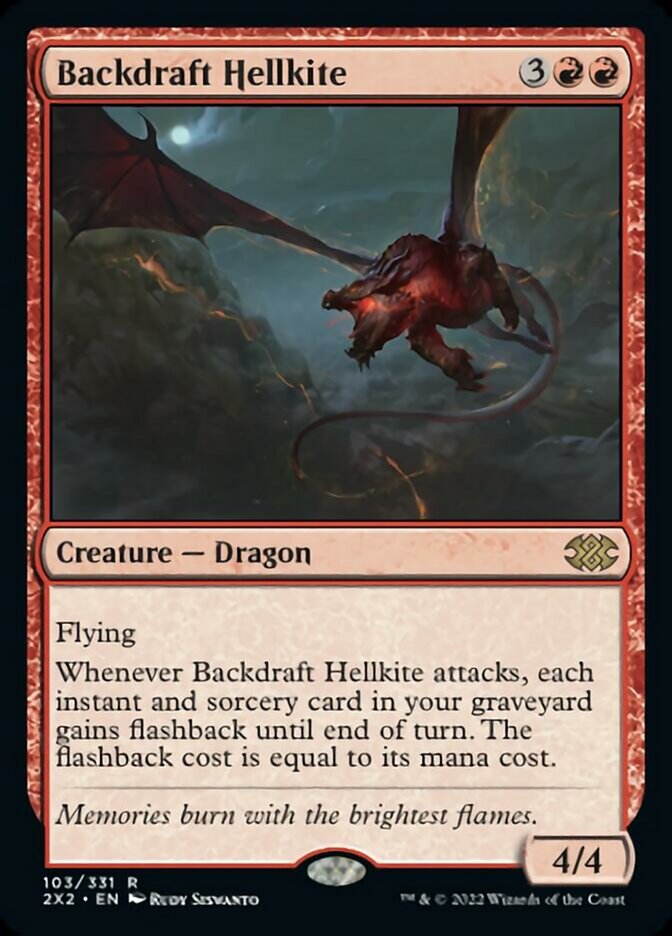 Backdraft Hellkite [Double Masters 2022] | Spectrum Games