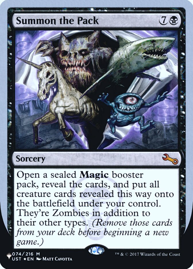 Summon the Pack (Unfinity Foil Edition) [The List] | Spectrum Games
