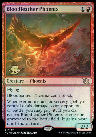 Bloodfeather Phoenix [March of the Machine Prerelease Promos] | Spectrum Games