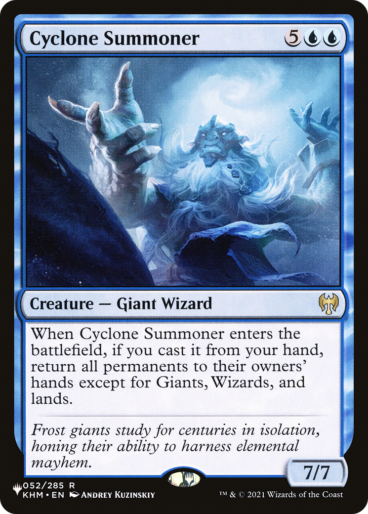 Cyclone Summoner [The List] | Spectrum Games