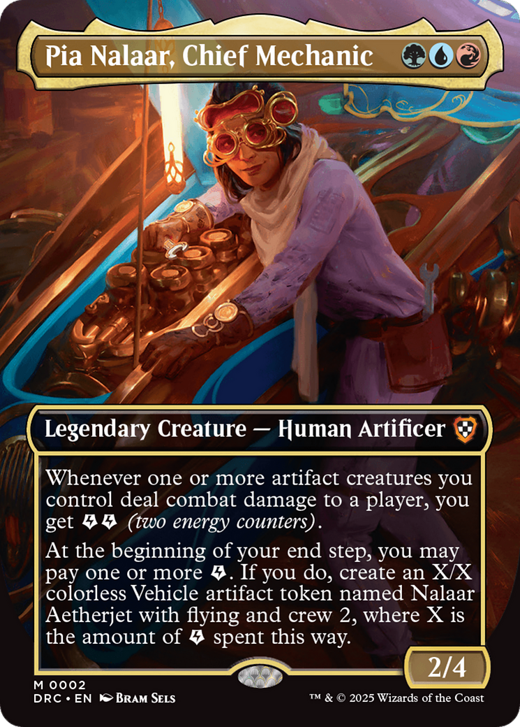 Pia Nalaar, Chief Mechanic (Borderless) [Aetherdrift Commander] | Spectrum Games