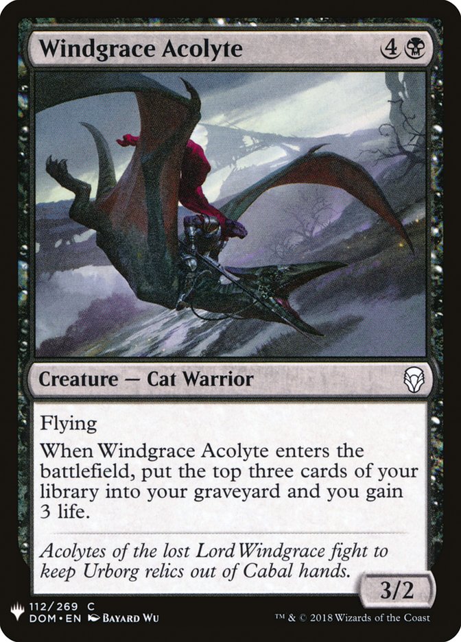 Windgrace Acolyte [Mystery Booster] | Spectrum Games