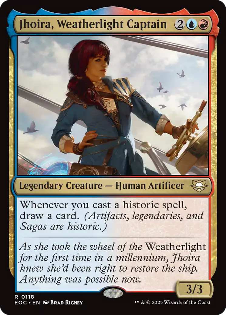 Jhoira, Weatherlight Captain [Edge of Eternities Commander] | Spectrum Games