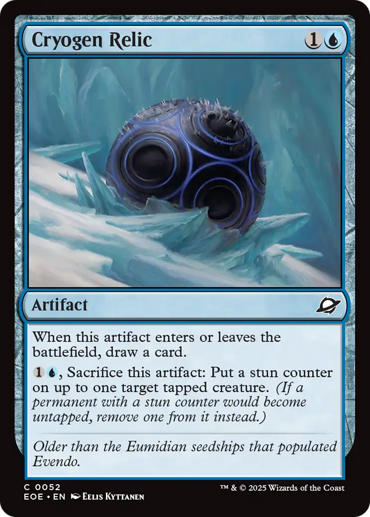 Cryogen Relic [Edge of Eternities] | Spectrum Games