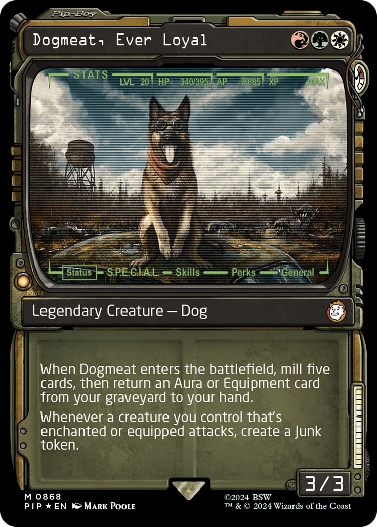 Dogmeat, Ever Loyal (Showcase) (Surge Foil) [Fallout] | Spectrum Games