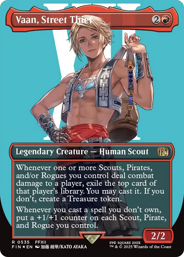 Vaan, Street Thief (Borderless) (Surge Foil) [FINAL FANTASY] | Spectrum Games